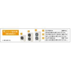 画像2: 大阪・兵庫・京都・滋賀・奈良・和歌山・業務用エアコン　パナソニック　寒冷地向けエアコン　天井ビルトインカセット形　PA-P56F4KXN　P56形 （2.3HP）　Kシリーズ　シングル　三相200V　寒冷地向けパッケージエアコン